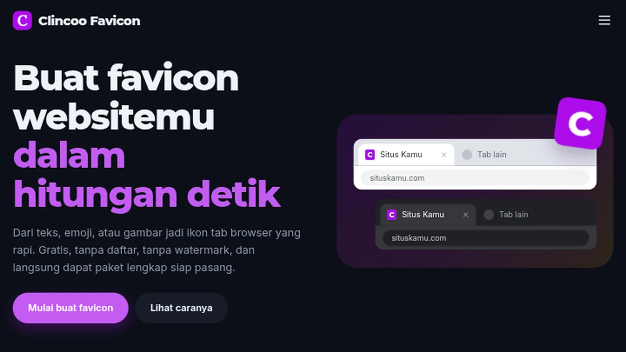 Pembuat favicon Clincoo Favicon
